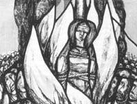 Bild: Darstellung der Hexenverfolgung