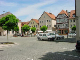 Der Marktplatz von Mellrichstadt