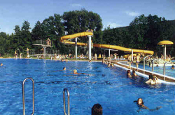 Das Freibad in Bürgstadt