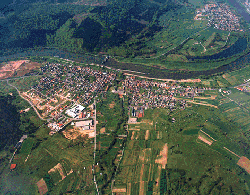 Faulbach, aus der Luft gesehen