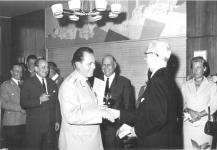 [Foto: Empfang im Offz-Heim]