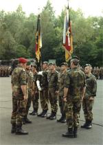 [Fahnenübergabe an OTL Zollmann]