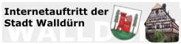 Internetauftritt der Stadt Walld&uuml;rn